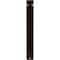 Ekena Millwork Versailles Wrought Iron Bracket, (Single center brace), Antiqued Copper 1 1/2"W x 7 1/2"D x 10"H BKTM01X07X10SVEACO - alternate 5